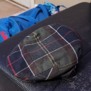 Barbour Tartan Flat Cap